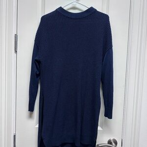 Sweater with side zip detail